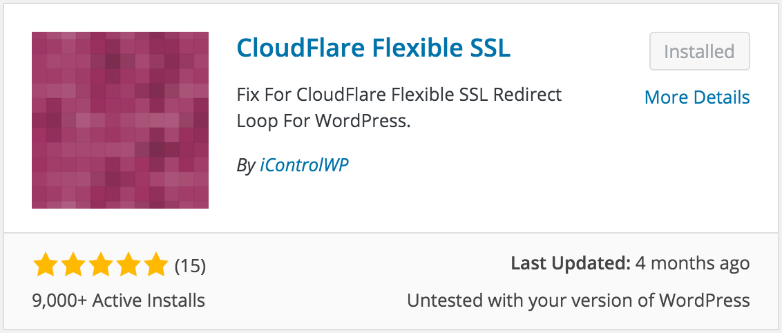 cloudflare flexible ssl plugin